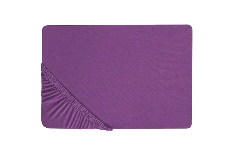 Laken med strikk Janbu Lilla, 140x200 cm - Lilla, 140x200 cm - Tekstiler - Sengetøy - Laken - Dra på laken