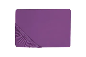 Laken med strikk Janbu Lilla, 200x200 cm