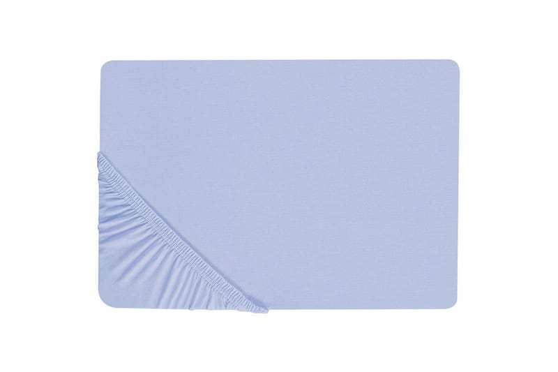 Laken med strikk Janbu Lys blå, 160x200 cm - Lys blå, 160x200 cm - Tekstiler - Sengetøy - Laken - Dra på laken