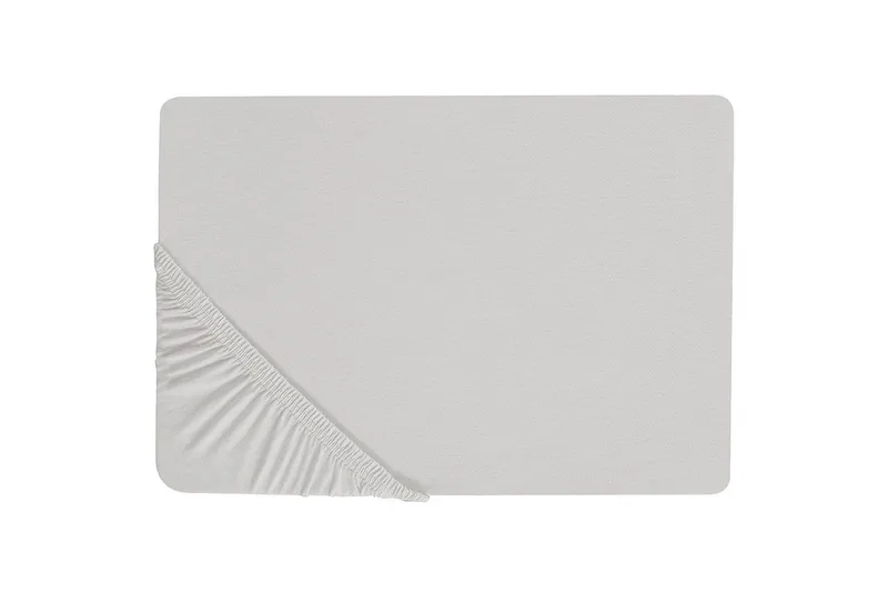 Laken med strikk Janbu Lys grå, 140x200 cm - Lys grå, 140x200 cm - Tekstiler - Sengetøy - Laken - Dra på laken