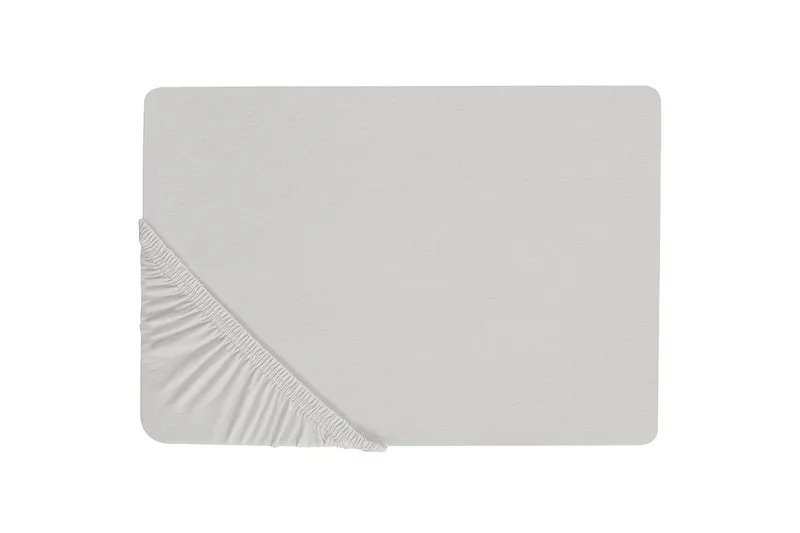 Laken med strikk Janbu Lys grå, 200x200 cm - Lys grå, 200x200 cm - Tekstiler - Sengetøy - Laken - Dra på laken