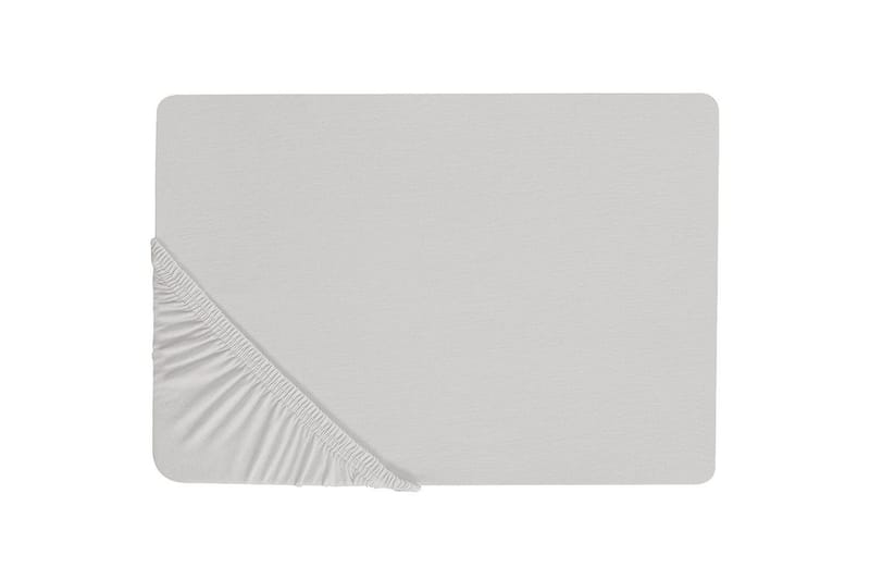 Laken med strikk Janbu Lys grå, 200x200 cm - Lys grå, 200x200 cm - Tekstiler - Sengetøy - Laken - Dra på laken