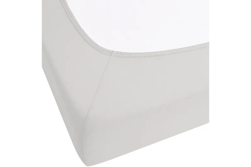 Laken med strikk Janbu Lys grå, 200x200 cm - Lys grå, 200x200 cm - Tekstiler - Sengetøy - Laken - Dra på laken