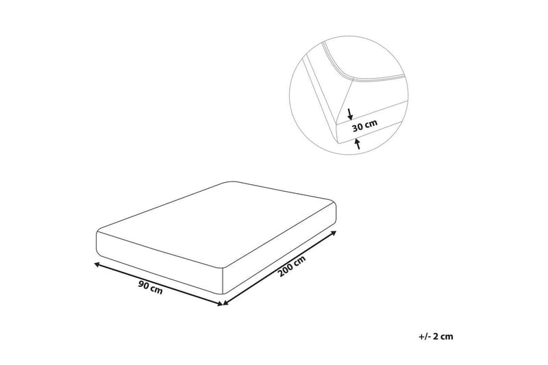 Laken med strikk Janbu Lys grå, 90x200 cm - Lys grå, 90x200 cm - Tekstiler - Sengetøy - Laken - Dra på laken