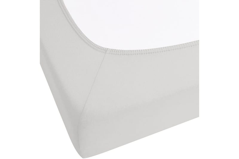 Laken med strikk Janbu Lys grå, 90x200 cm - Lys grå, 90x200 cm - Tekstiler - Sengetøy - Laken - Dra på laken