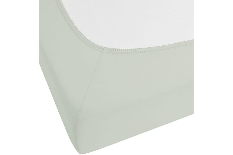 Laken med strikk Janbu Lys grønn, 180x200 cm - Lys grønn, 180x200 cm - Tekstiler - Sengetøy - Laken - Dra på laken