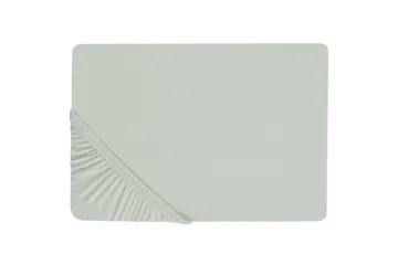 Laken med strikk Janbu Lys grønn, 180x200 cm