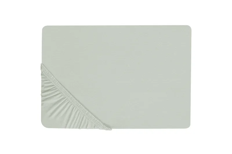 Laken med strikk Janbu Lys grønn, 200x200 cm - Lys grønn, 200x200 cm - Tekstiler - Sengetøy - Laken - Dra på laken