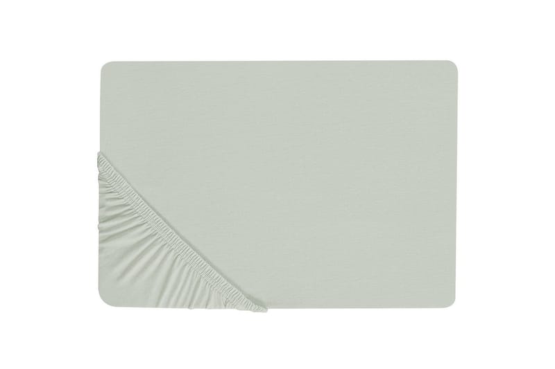 Laken med strikk Janbu Lys grønn, 200x200 cm - Lys grønn, 200x200 cm - Tekstiler - Sengetøy - Laken - Dra på laken