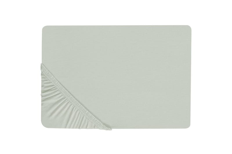 Laken med strikk Janbu Lys grønn, 90x200 cm - Lys grønn, 90x200 cm - Tekstiler - Sengetøy - Laken - Dra på laken