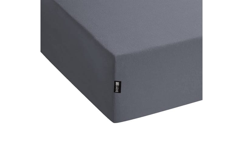 Laken med strikk Janbu Mørk grå, 140x200 cm - Mørk grå, 140x200 cm - Tekstiler - Sengetøy - Laken - Dra på laken