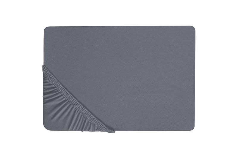 Laken med strikk Janbu Mørk grå, 140x200 cm - Mørk grå, 140x200 cm - Tekstiler - Sengetøy - Laken - Dra på laken