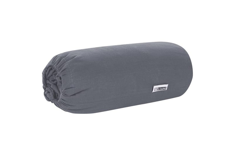 Laken med strikk Janbu Mørk grå, 140x200 cm - Mørk grå, 140x200 cm - Tekstiler - Sengetøy - Laken - Dra på laken