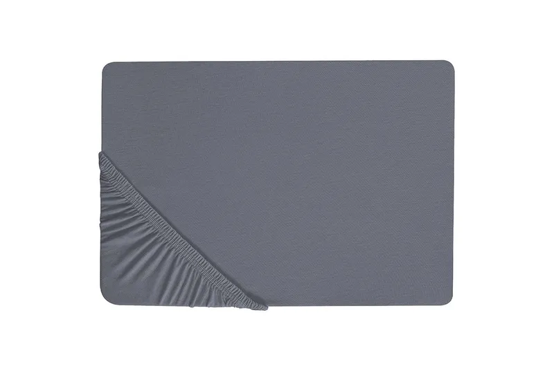 Laken med strikk Janbu Mørk grå, 90x200 cm - Mørk grå, 90x200 cm - Tekstiler - Sengetøy - Laken - Dra på laken