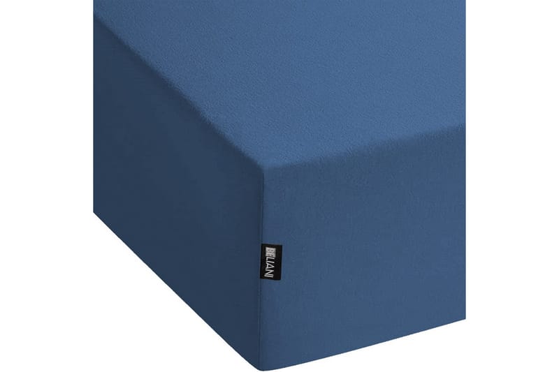 Laken med strikk Janbu Marineblå, 90x200 cm - Marineblå, 90x200 cm - Tekstiler - Sengetøy - Laken - Dra på laken