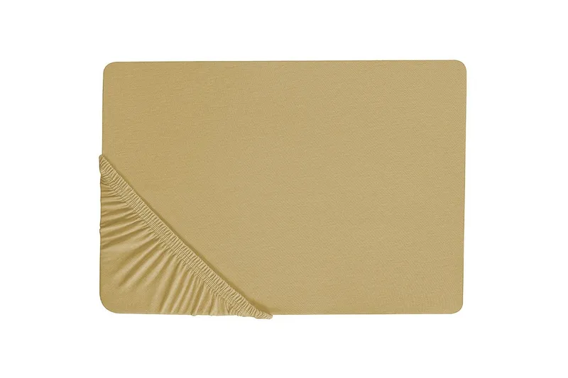 Laken med strikk Janbu Oliven grønn, 140x200 cm - Oliven grønn, 140x200 cm - Tekstiler - Barnetekstiler - Sengetøy til barn - Sprinkelseng sengetøy - Laken sprinkelseng