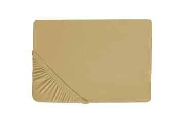 Laken med strikk Janbu Oliven grønn, 90x200 cm