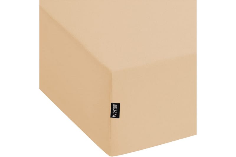 Laken med strikk Janbu Sandbeige, 200x200 cm - Sandbeige, 200x200 cm - Tekstiler - Sengetøy - Laken - Dra på laken