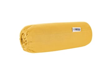 Laken med strikk Janbu Sennepsgul, 140x200 cm - Sennepsgul, 140x200 cm - Tekstiler - Barnetekstiler - Sengetøy til barn - Sprinkelseng sengetøy - Laken sprinkelseng