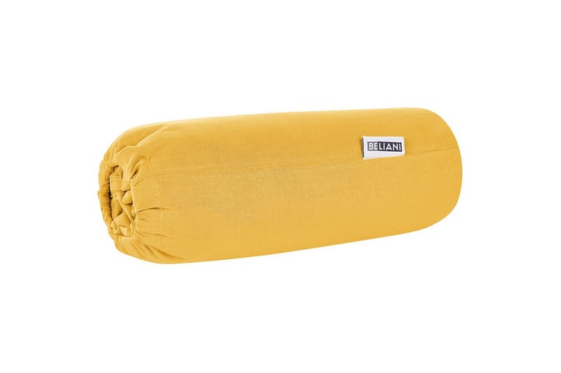 Laken med strikk Janbu Sennepsgul, 200x200 cm - Sennepsgul, 200x200 cm - Tekstiler - Barnetekstiler - Sengetøy til barn - Sprinkelseng sengetøy - Laken sprinkelseng