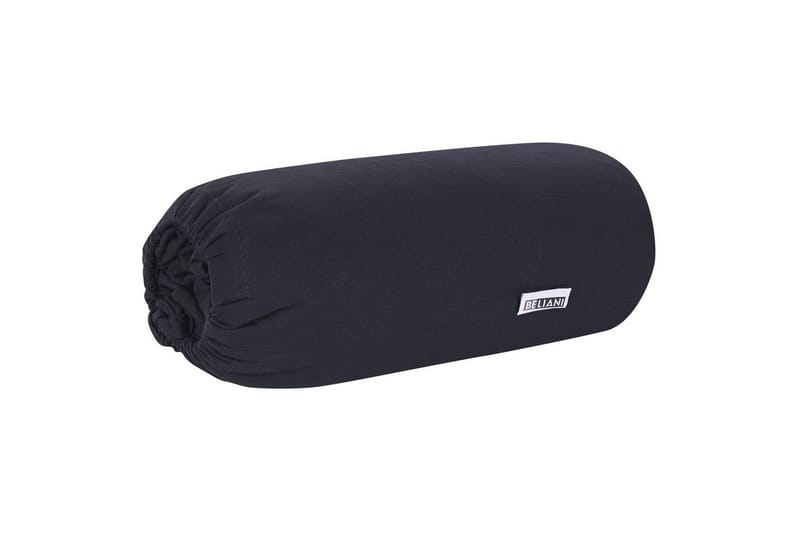 Laken med strikk Janbu Svart, 140x200 cm - Svart, 140x200 cm - Tekstiler - Sengetøy - Laken - Dra på laken