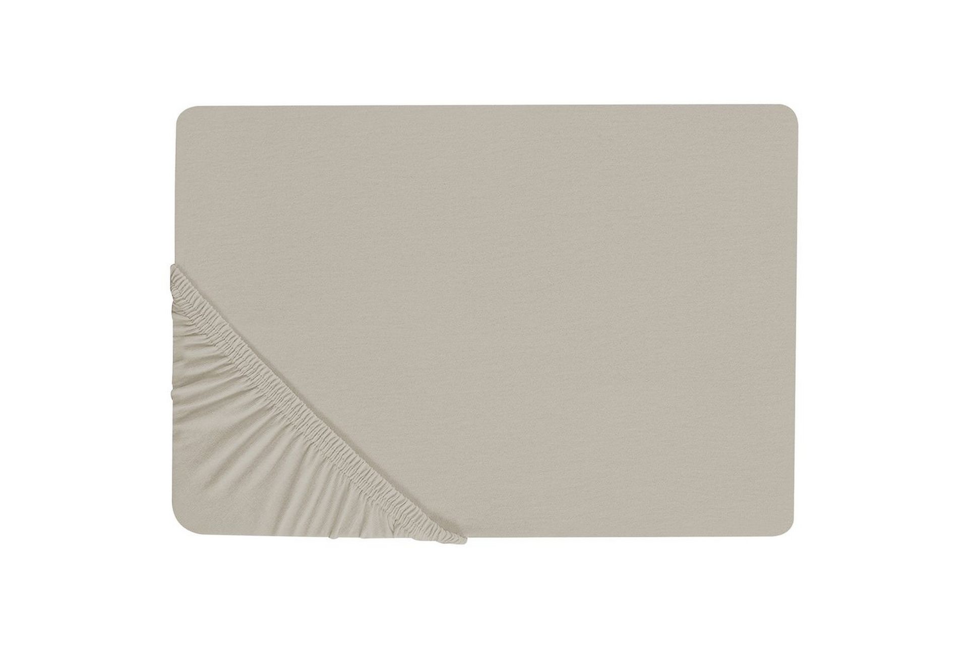 Laken med strikk Janbu Taupe, 160x200 cm - Taupe, 160x200 cm - Tekstiler - Sengetøy - Laken - Dra på laken