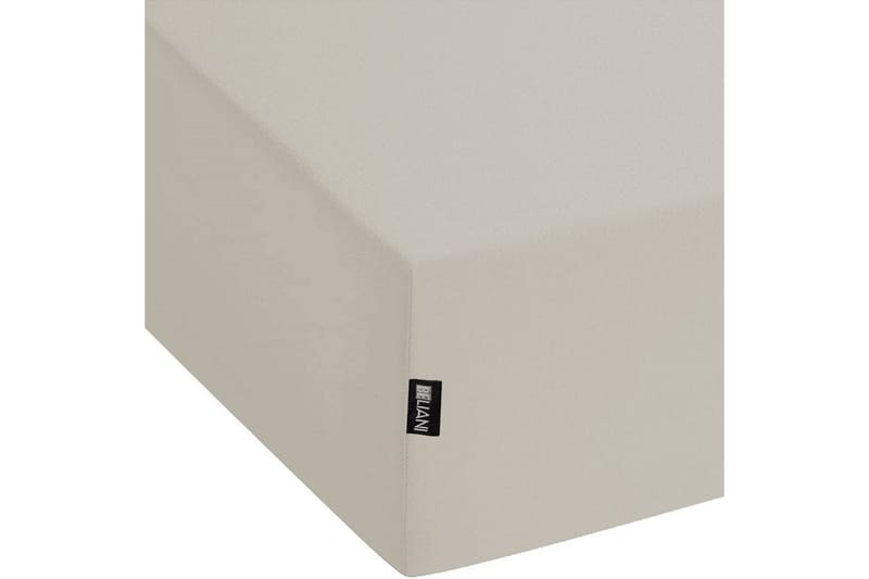 Laken med strikk Janbu Taupe, 90x200 cm - Taupe, 90x200 cm - Tekstiler - Sengetøy - Laken - Dra på laken