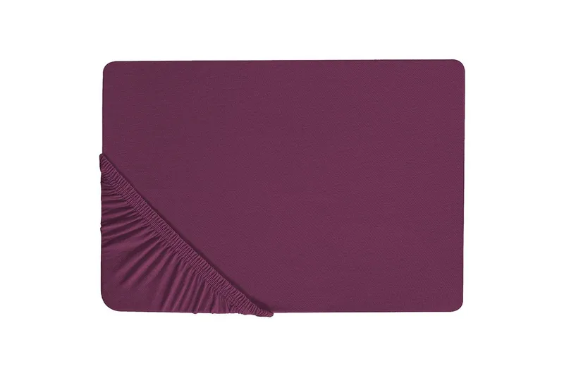 Laken med strikk Janbu Vinrød, 200x200 cm - Vinrød, 200x200 cm - Tekstiler - Barnetekstiler - Sengetøy til barn - Sprinkelseng sengetøy - Laken sprinkelseng