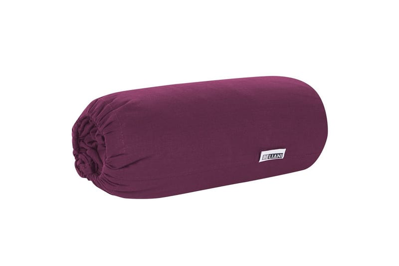 Laken med strikk Janbu Vinrød, 200x200 cm - Vinrød, 200x200 cm - Tekstiler - Barnetekstiler - Sengetøy til barn - Sprinkelseng sengetøy - Laken sprinkelseng