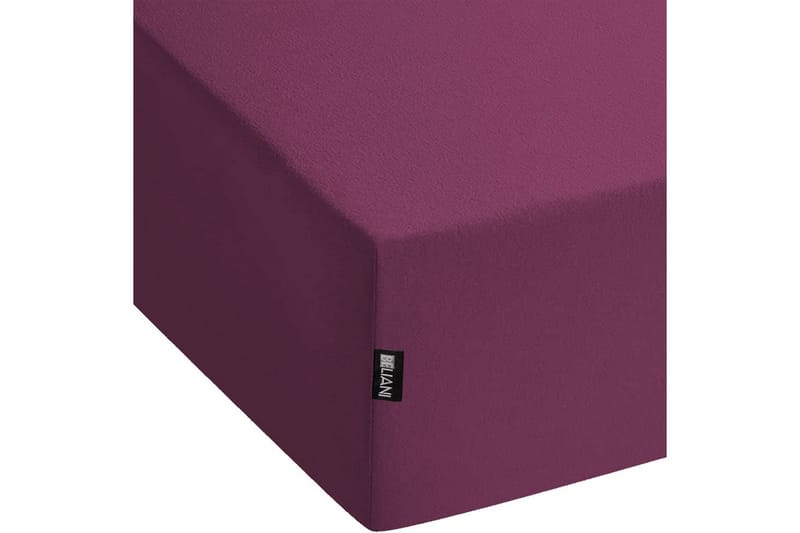 Laken med strikk Janbu Vinrød, 200x200 cm - Vinrød, 200x200 cm - Tekstiler - Barnetekstiler - Sengetøy til barn - Sprinkelseng sengetøy - Laken sprinkelseng