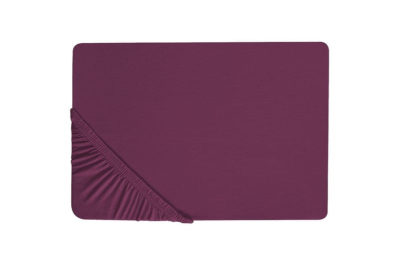 Laken med strikk Janbu Vinrød, 90x200 cm - Vinrød, 90x200 cm - Tekstiler - Sengetøy - Laken - Dra på laken