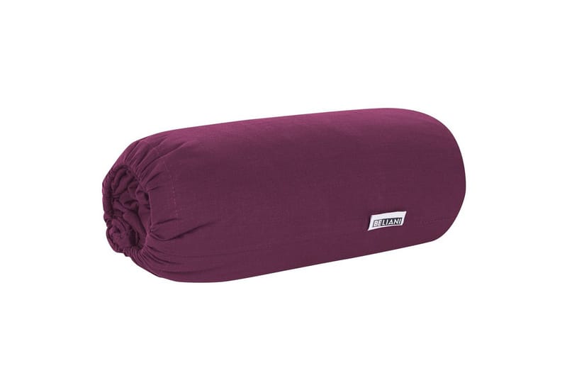 Laken med strikk Janbu Vinrød, 90x200 cm - Vinrød, 90x200 cm - Tekstiler - Barnetekstiler - Sengetøy til barn - Sprinkelseng sengetøy - Laken sprinkelseng