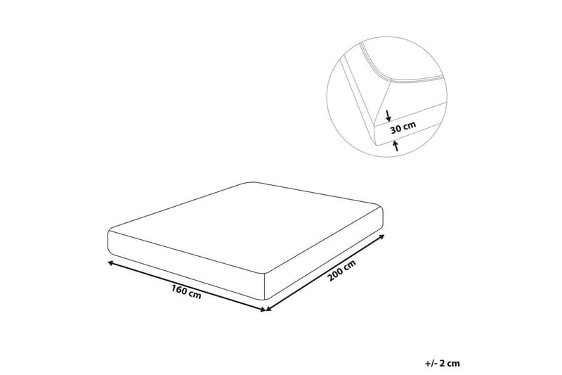 Laken med strikk Janbu Pastellrosa, 160x200 cm - Pastellrosa, 160x200 cm - Tekstiler - Sengetøy - Laken - Dra på laken