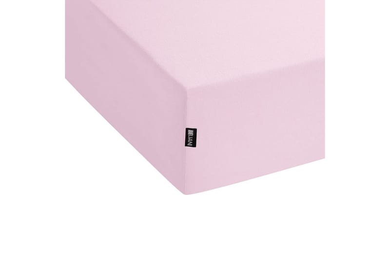Laken med strikk Janbu Pastellrosa, 200x200 cm - Pastellrosa, 200x200 cm - Tekstiler - Sengetøy - Laken - Dra på laken
