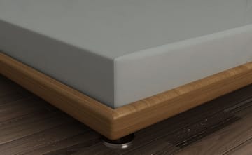 Merndric formsyd laken 140x190 cm - Mørkegrå - Tekstiler - Barnetekstiler - Sengetøy til barn - Sprinkelseng sengetøy - Laken sprinkelseng