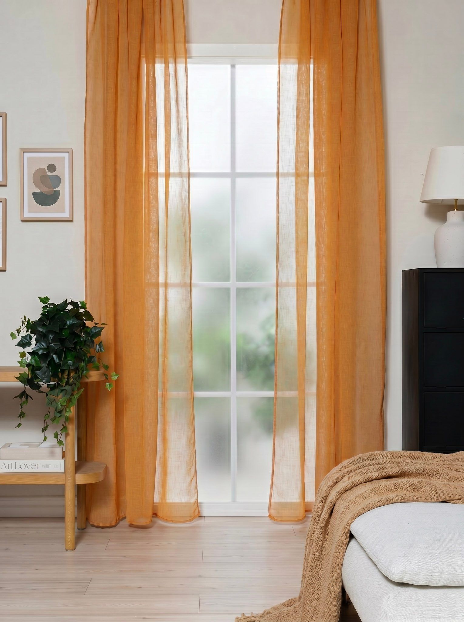 Gardin Felicia 140x240 cm - Gul