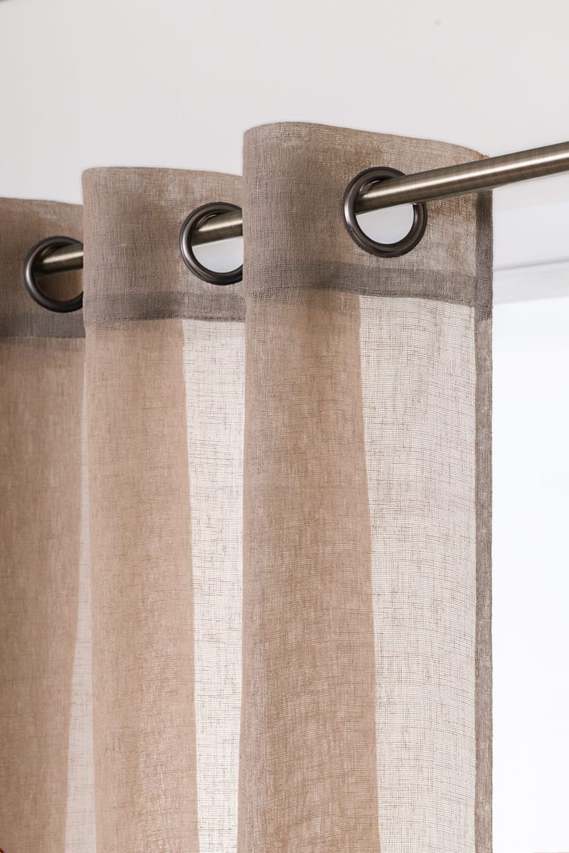 Gardin Felicia 140x240 cm - Linbeige - Tekstiler - Gardiner - Gardinlengder