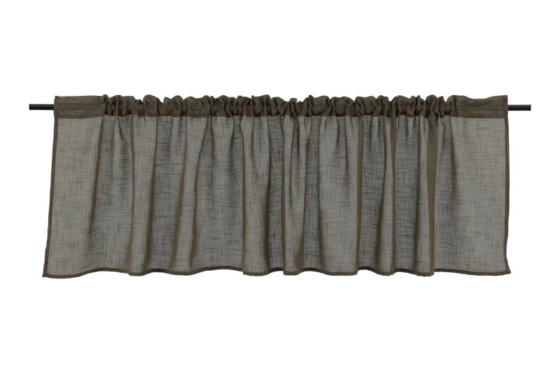 Kaya Gardinkappe 55x250 cm, Brun