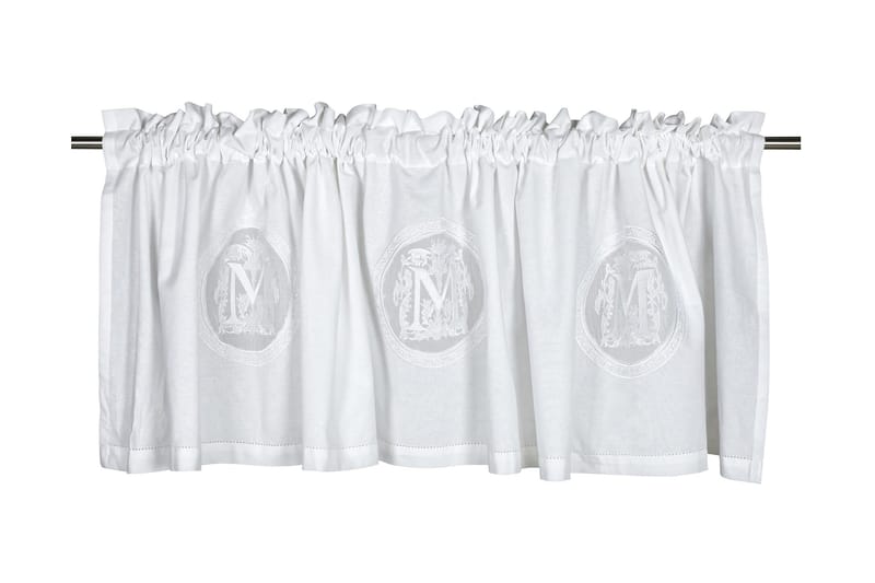 Rycroft Gardinkappe 55x250 cm, Hvit