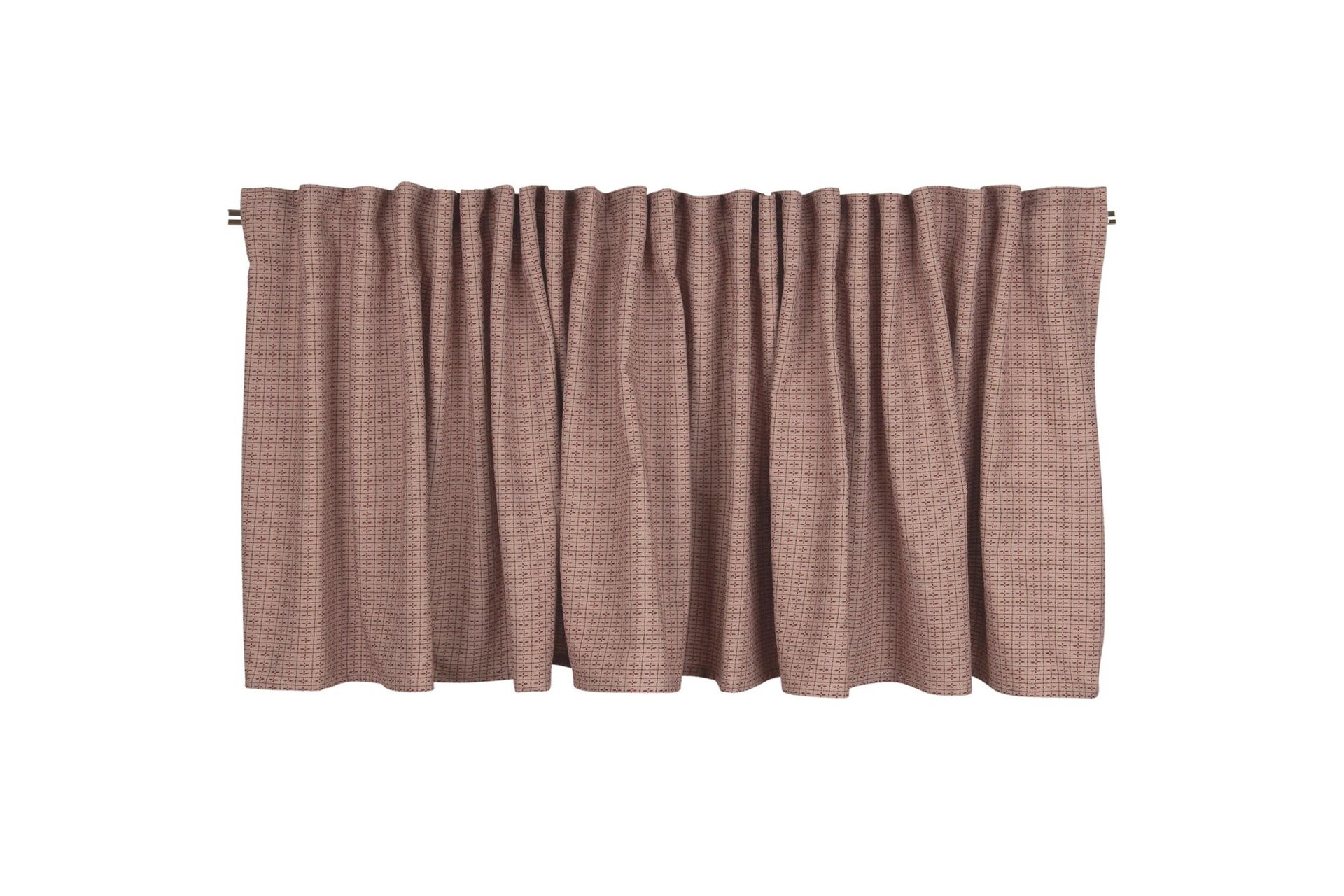 Sissel Gardinkappa 55 cm Beige/Red -