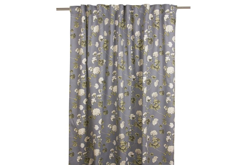 Pelargon Gardinlengde 145x245 cm - Blå - Tekstiler - Gardiner - Gardinlengder - Hanklengde
