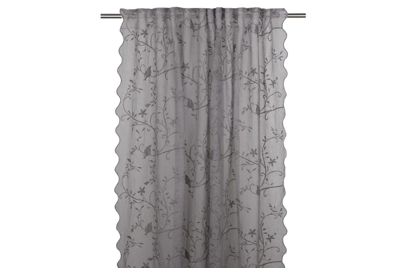 Bird Gardinlengde 130x250 cm, Grå