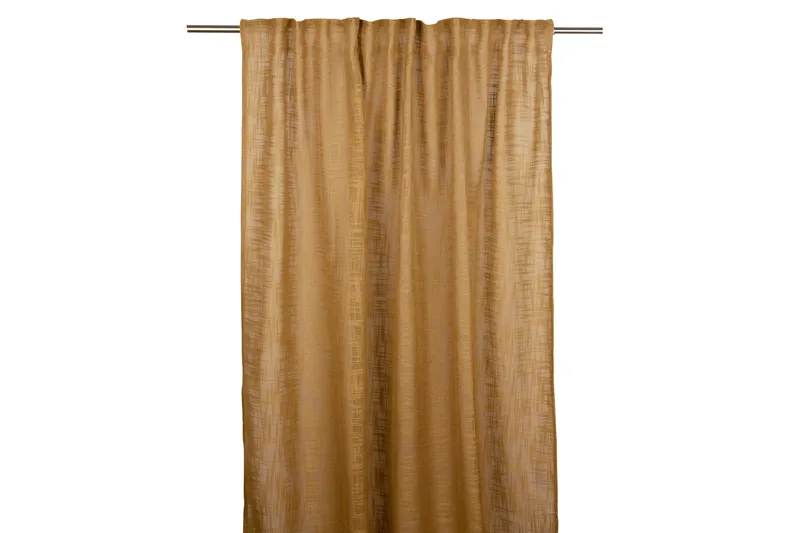Jeff Gardinlengde 140x240 cm, Mørk beige