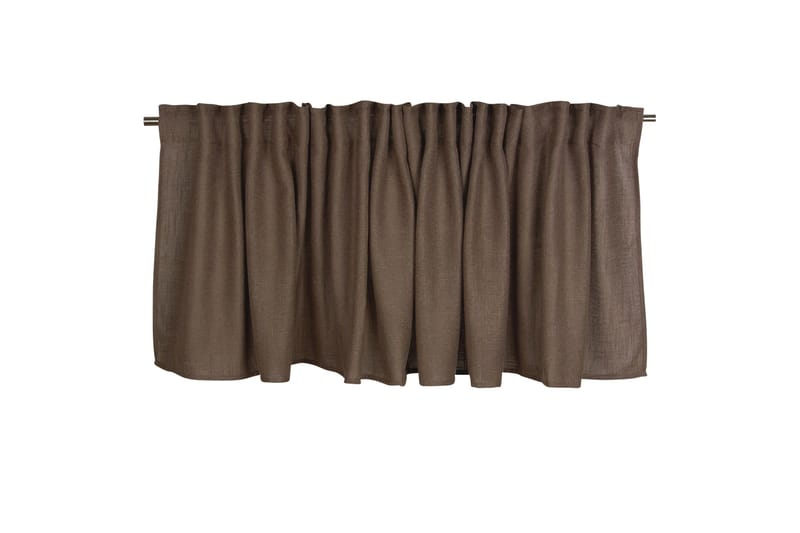Alan Gardinkappe 55 cm - Nougat - Tekstiler - Gardiner - Gardinlengder - Hanklengde