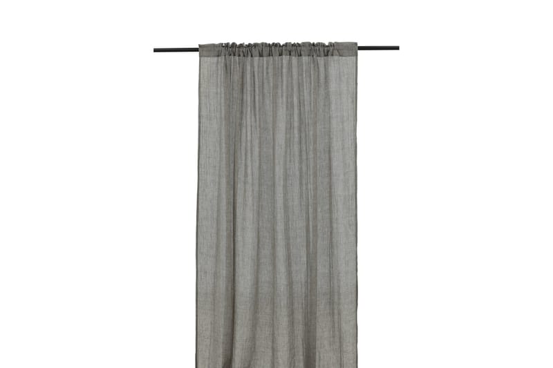 Elena Gardin 135x290 cm - Grå - Tekstiler - Gardiner - Gardinlengder - Kanallengde