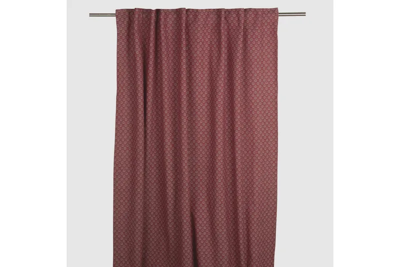 Gardinlängd Fondaco Beige, Röd