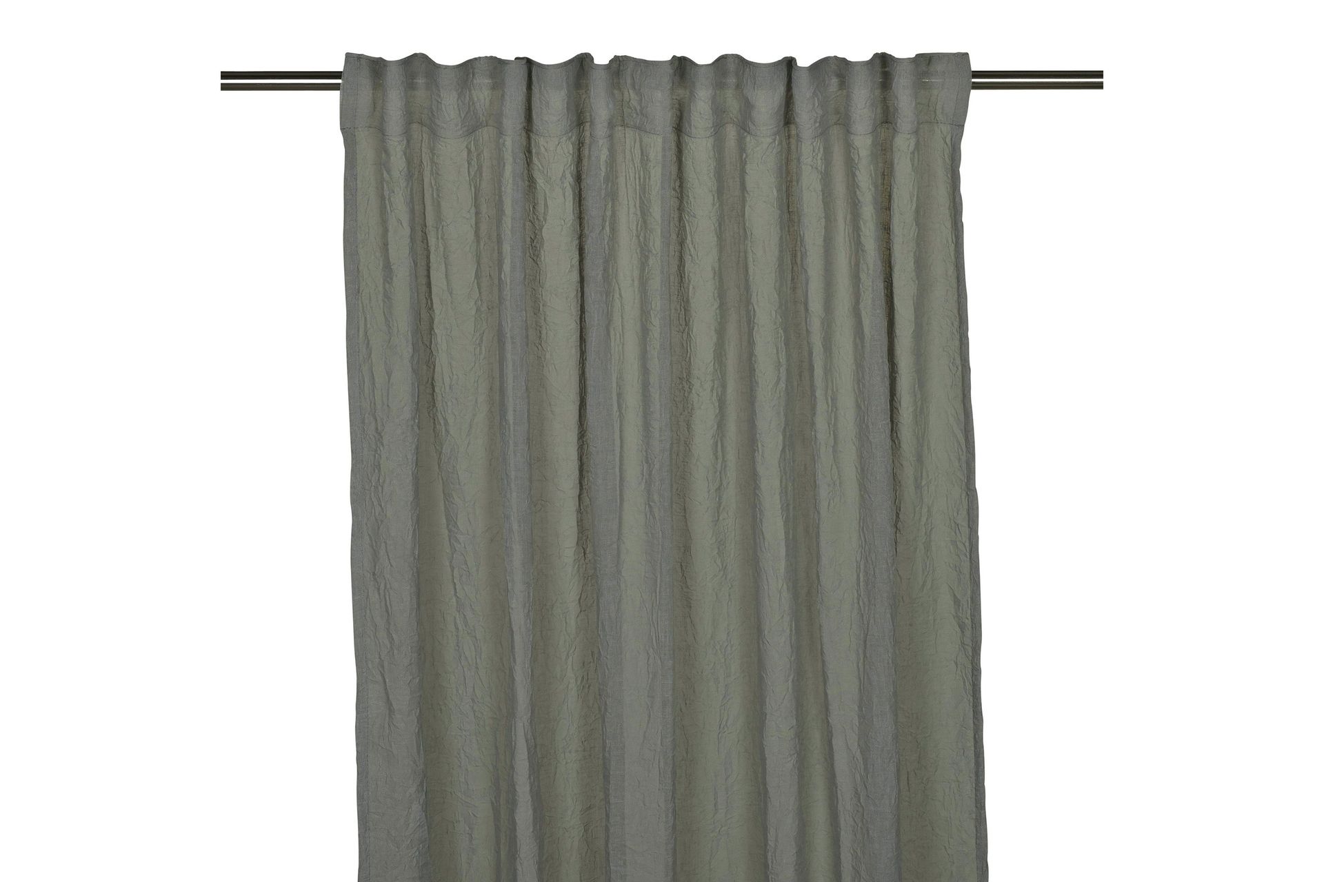 Winifrid Gardinlengde 2-pk 280 cm - Grønn - Tekstiler - Gardiner - Gardinlengder - Full lengde