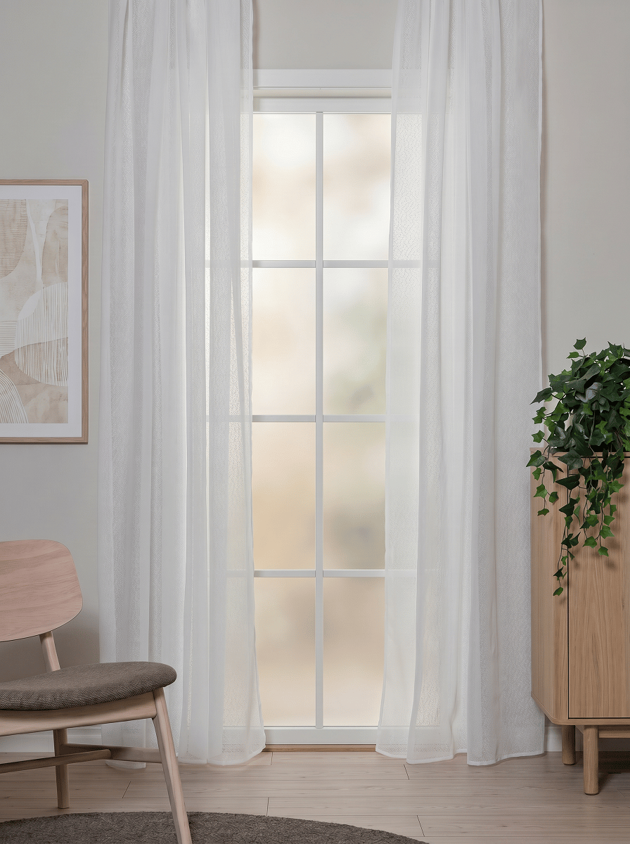 Gardin Alma 140x250 cm - Hvit