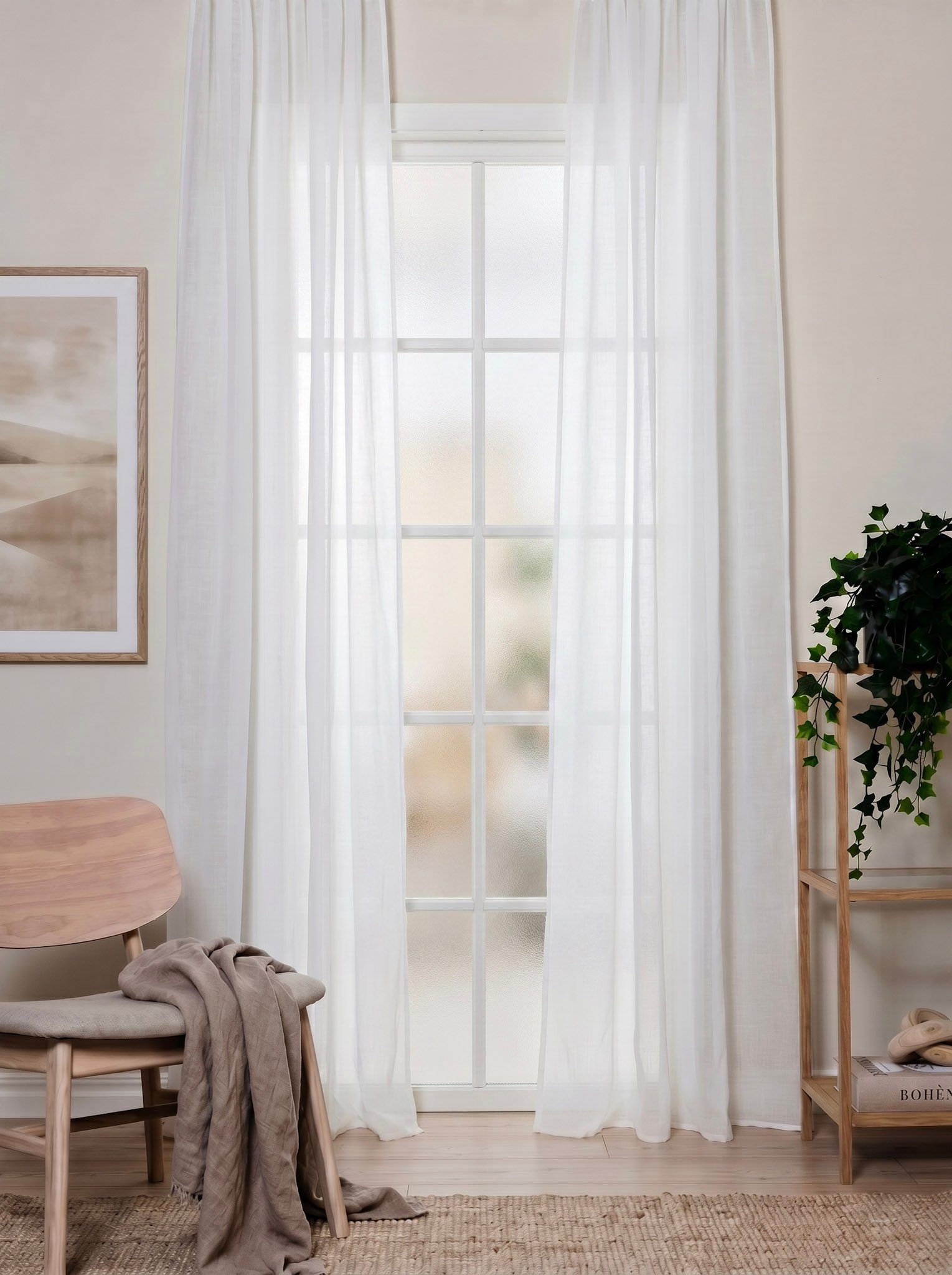 Gardin Lisa 140x250 cm - Krem