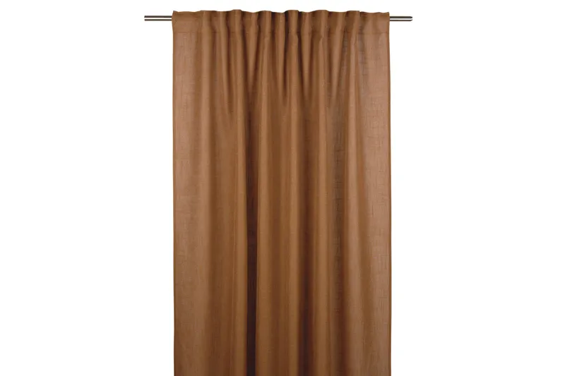 Brooklyn Gardinlengde 140x280 cm - Cognac - Tekstiler - Gardiner - Gardinkappe
